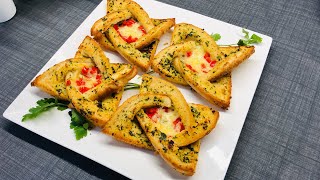 Garlic Butter Flower Bread Trending Windmill Toasttasteassured [upl. by Eevets]