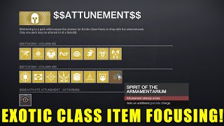 EXOTIC CLASS ITEM FOCUSING IS COMING TO DESTINY 2 [upl. by Crary]