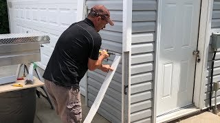 How To Replace A Vinyl Siding Corner [upl. by Denice]