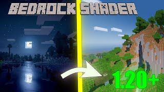 Minecraft Bedrock Shader 120 Ohne Raytracing oder RTX [upl. by Ellenhoj18]