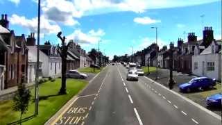 Ayr  Dumfries bus ride video part 2 New Cumnock  Thornhill [upl. by Mckinney]