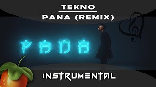 Tekno  Pana remake  INSTRUMENTAL  sur Fl studio [upl. by Edlin]