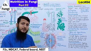 Nutrition in fungi  Lichen and Mycorrhizae  Mutualistic fungi  Lec04  Part 1 bio [upl. by Javler]