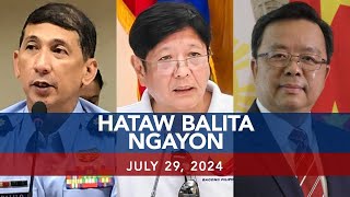 UNTV Hataw Balita Ngayon  July 29 2024 [upl. by Wey]