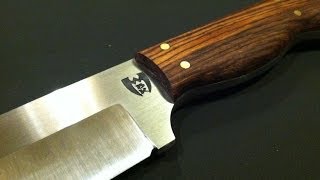 How to make a knife handle step by step [upl. by Jarib]