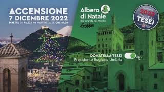 A Gubbio l’albero di Natale più grande del mondo 2018 [upl. by Elleniad]