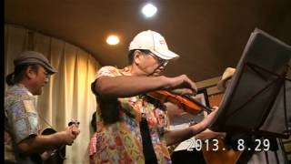 Earls Breakdown by Uphill String Band at Happon in Tokyo August 29 2013 [upl. by Asilem]