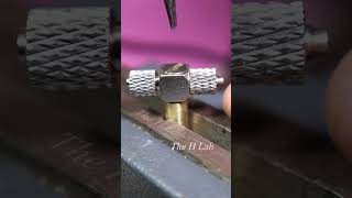 Homemade Hydraulic pump from brass  The H Lab part1 shorts [upl. by Baal]