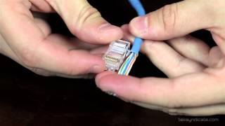 How To Make RJ45 Network Patch Cables  Cat 5E and Cat 6 [upl. by Ientirb96]