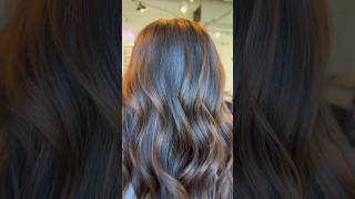 Brunette balayage for dark hair manhattanks haircolorist hairsalon redken redken [upl. by Notyalk]