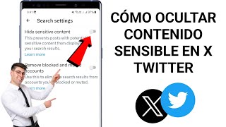 Cómo ocultar contenido sensible en X Twitter 2024  Desactivar contenido sensible en X Twitter [upl. by Eidnak962]