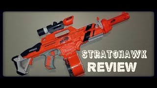 Honest Review Nerf Accustrike Stratohawk Rapidstrike Reskin [upl. by Accem]