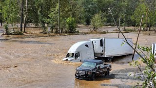 Helene Flooding and Storm Damage in Haywood County Western North Carolina [upl. by Tasia]