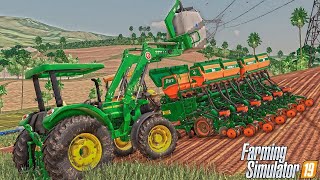 COMEÇANDO O PLANTIO DO FEIJÃO PRETO  MAPA SUL DO BRASIL  FARMING SIMULATOR 19  32 [upl. by Llerehs]