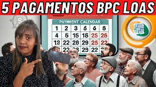 ✔️ PREPARESE 5 PAGAMENTOS BPC LOAS LIBERADOS EM OUTUBRO [upl. by Eittocs]