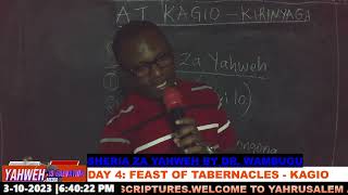 SHERIA ZA YAHWEH BY DR WAMBUGU FEAST OF TABERNACLES KAGIOKIRINYAGA [upl. by Zaneta]