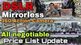 All Negotiable DSLR Mirrorless 360 Action Camera DJI GoPro Sony Lumix Canon Nikon Insta360 [upl. by Aitsirt]