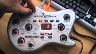 Behringer Bass VAmp Guitarsounds Review [upl. by Dorene]