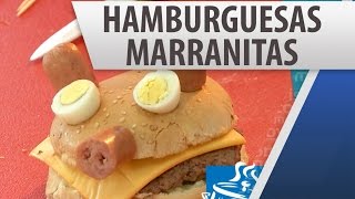 Hamburguesas Marranitas  Recetas de Comida [upl. by Kathi]