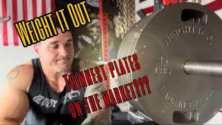 Weight it Out  Cast Iron 45lbs Plates REVIEW [upl. by Halyhs341]