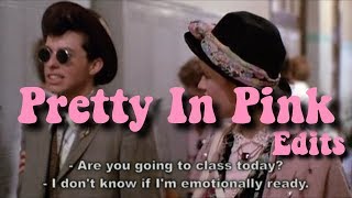 Pretty In Pink EDITS  80s BEST INSTAGRAM EDITS [upl. by Yulma]