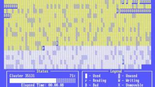 Disk Defragmentation and Enfragmentation FAT tooltoy [upl. by Maddock]