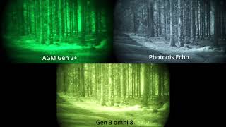 AGM gen2 vs Photonis Echo vs Omni 8 Fullmoon [upl. by Lassiter]