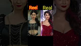 Reel vs real🐍🐍Naagin serial actress play naagin cast💯 mouniroy surbhichandna viral shorts [upl. by Chester915]