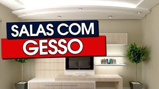 30 IDEIAS PARA SALAS COM GESSO [upl. by Kittie]