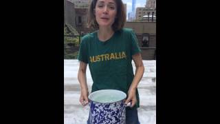 ROSE BYRNE ALS ICEBUCKET CHALLENGE [upl. by Naellij]