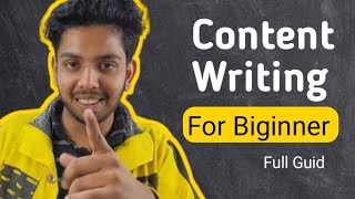 How to Become content writer  Full Guid for Biginner [upl. by Nazus]