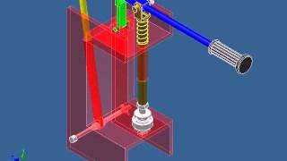 Manual Press Mechanismavi [upl. by Arlan]