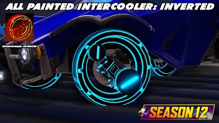 Showcasing All NEW Rocket Pass Wheels quotINTERCOOLER INVERTEDquot  Rocket League Season 12 Update [upl. by Saenihp]