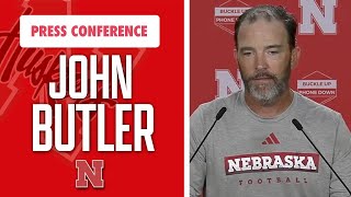 Nebraska Football DB Coach John Butler meets with the media on Tuesday I Nebraska Huskers I GBR [upl. by Ahsrop927]