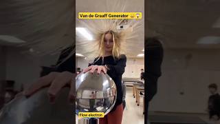 Van de Graaff Generator 😱 Mind blowing Physics physics iit neet vandegraff funnyscience study [upl. by Marybeth]