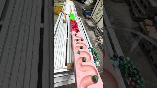 HABA Wooden Marble Run ☆ Wave Straight Course  ⑨marblerun asmr [upl. by Lloyd]