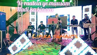 saxophone music  ye raatein ye mousam  lipika samanta live stage istrumental [upl. by Mahalia]