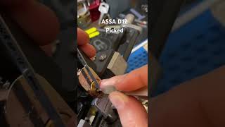 ASSA D12 Picked lockpicking locksport [upl. by Happ]