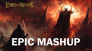 Lotr  Nazgul x Isengard x Sauron Themes Mashup [upl. by Nefets880]