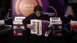 FR1 VAccordion at NAMM 09 [upl. by Leatrice]