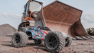 Traxxas ERevo 20 VXL Bashing  4K SLOW MOTION [upl. by Auqeenahs]