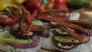 How to Make Grilled Veggie Sandwiches  Sandwich Recipe  Allrecipescom [upl. by Sew]