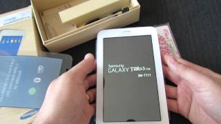 Unboxing tableta Samsung Galaxy Tab 3 Lite 7 inch SMT111 din oferta de retentie RCSRDS [upl. by Roman]