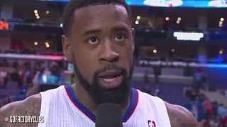 DeAndre Jordan Full Highlights vs Warriors 2014 Playoffs West R1G5  25 Pts 18 Reb 4 Blks [upl. by Cohla]