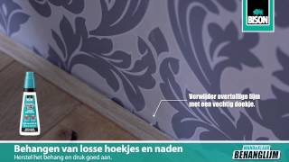 Hoe behang en lijm je losse hoeken en naden [upl. by Thurber]