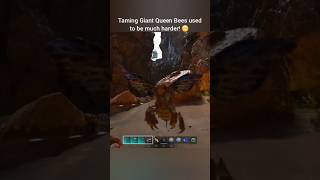 Taming Giant Bees is WAY easier in ASA shorts arksurvivalascended gaming [upl. by Zurkow]