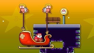 Santa Run 2 Walkthrough  GamesHotorg Games [upl. by Odnumde]