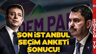 Son İstanbul Seçim Anketi Sonucu Ekrem İmamoğlu Farkı DEM ve CHPden Esenyurt Atağı [upl. by Gareri]