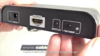 Conversor de euroconector a HDMI ScartH a HDMIA distribuido por CABLEMATIC ® [upl. by Rust]