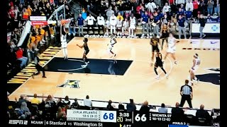 Keep Playing Until Whistle is Blowed  Wichita State gives up on play while FAU scores [upl. by Arratahs]